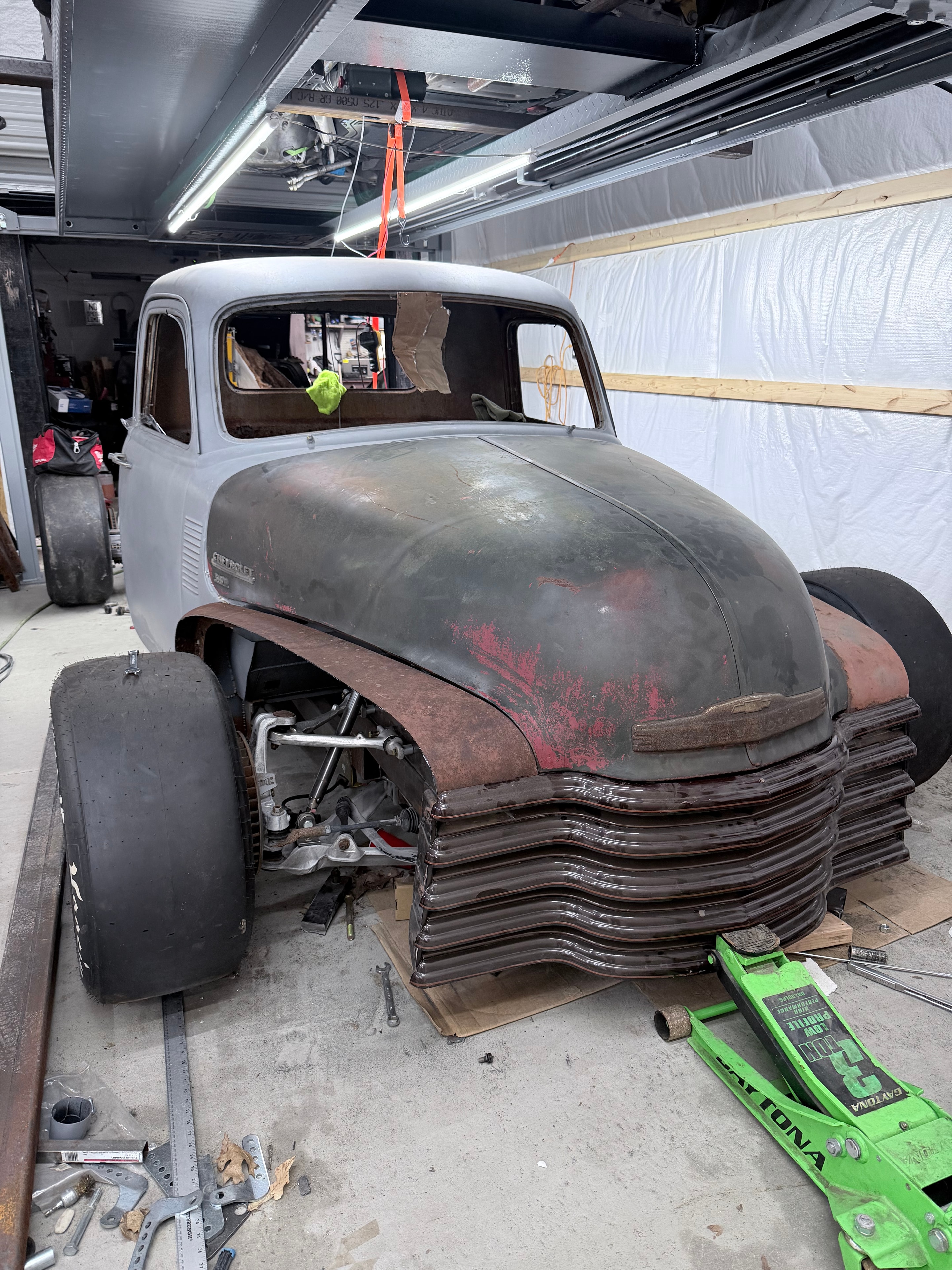 1950S MID ENGINE F1 BUILD build process step 2