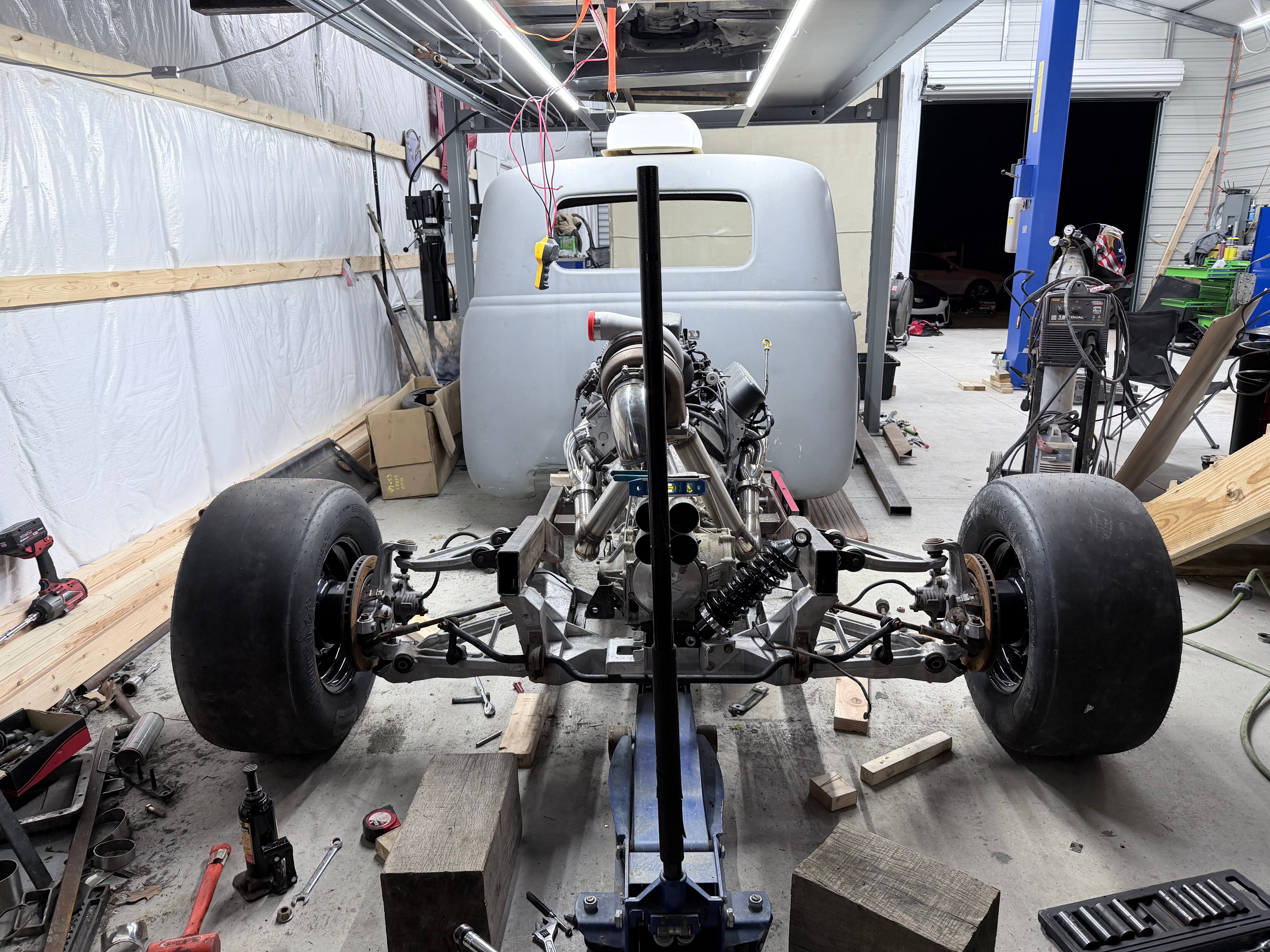 1950S MID ENGINE F1 BUILD build process step 3