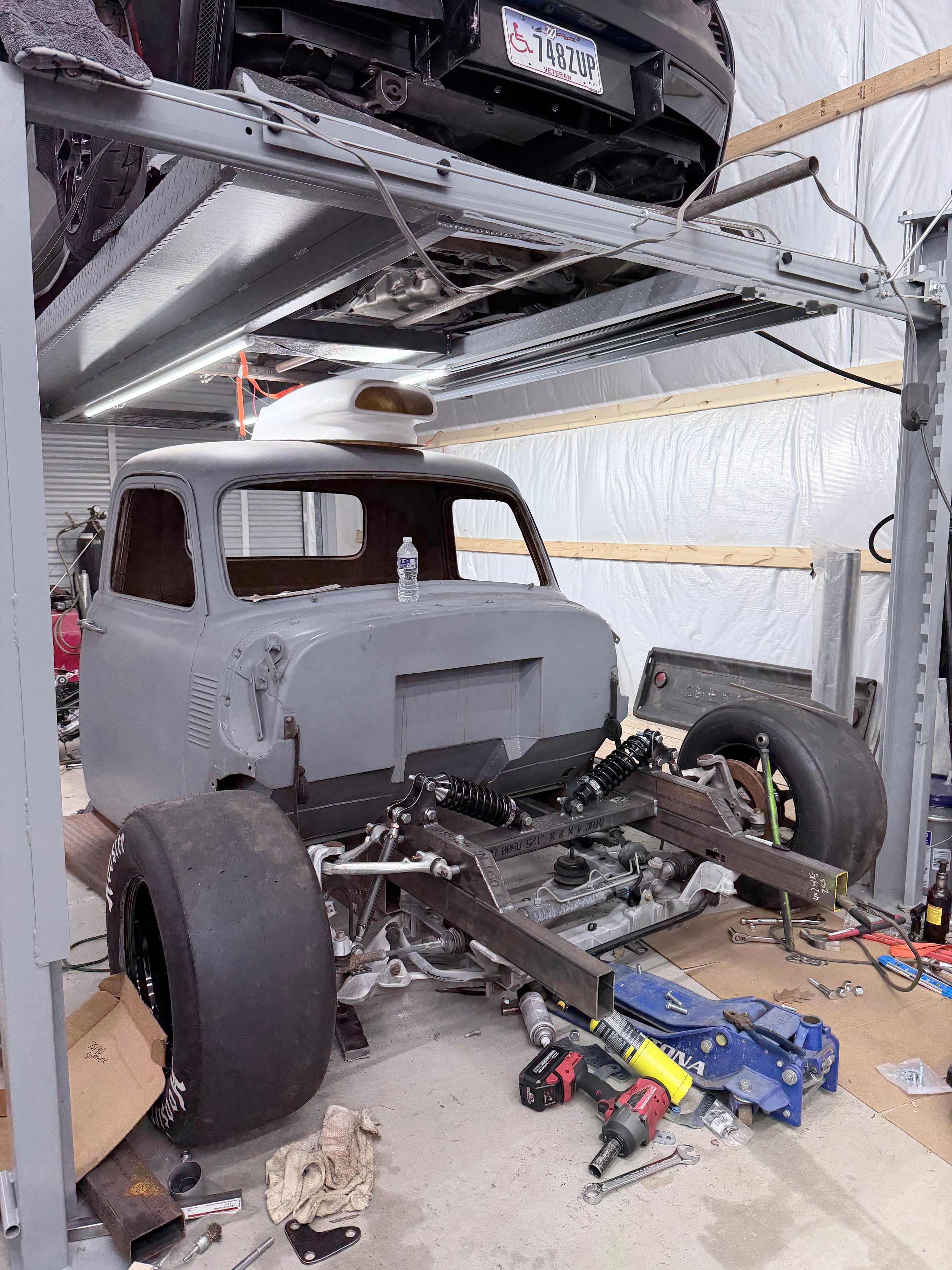 1950S MID ENGINE F1 BUILD build process step 4