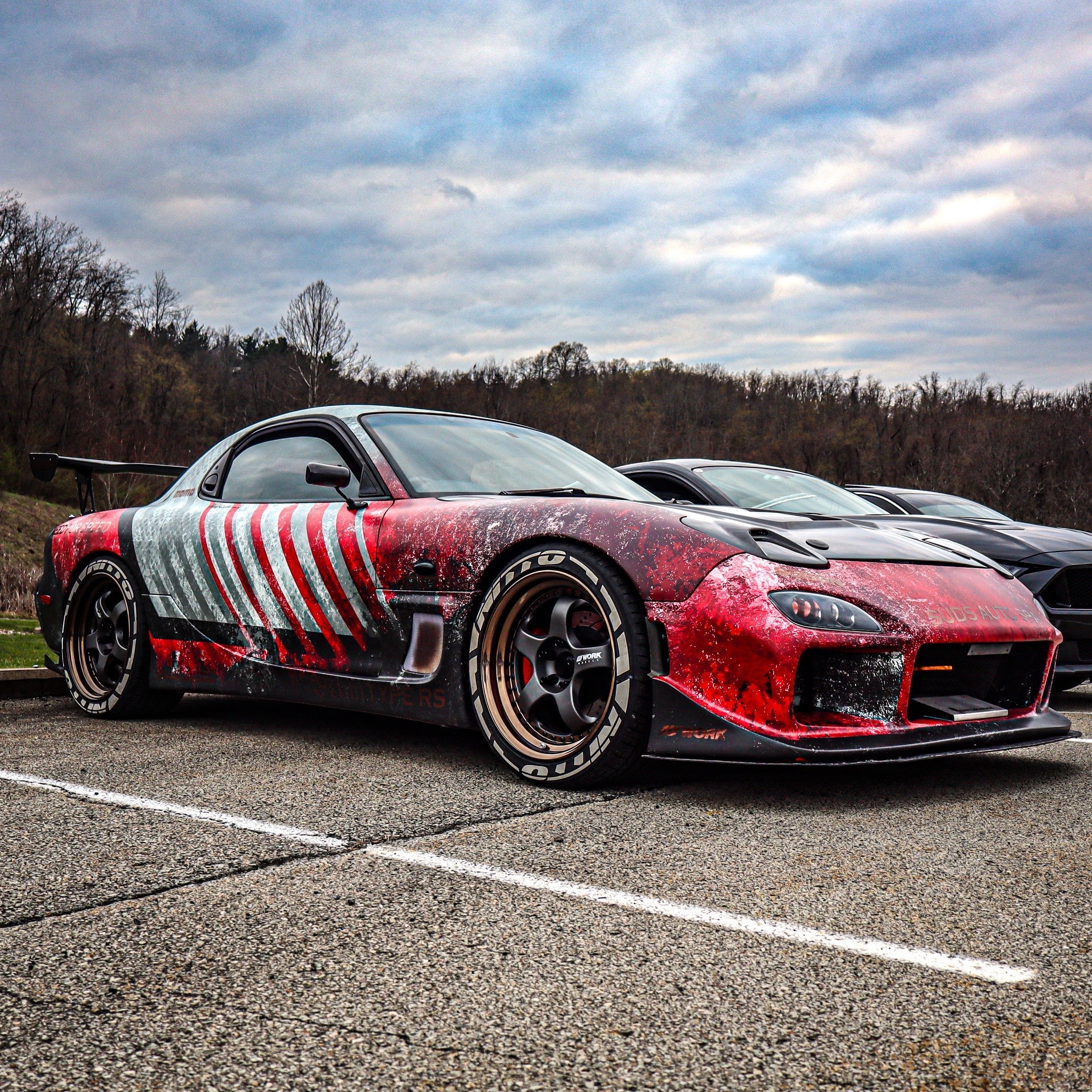 1997 WIDEBODY FD RX7 build process step 3