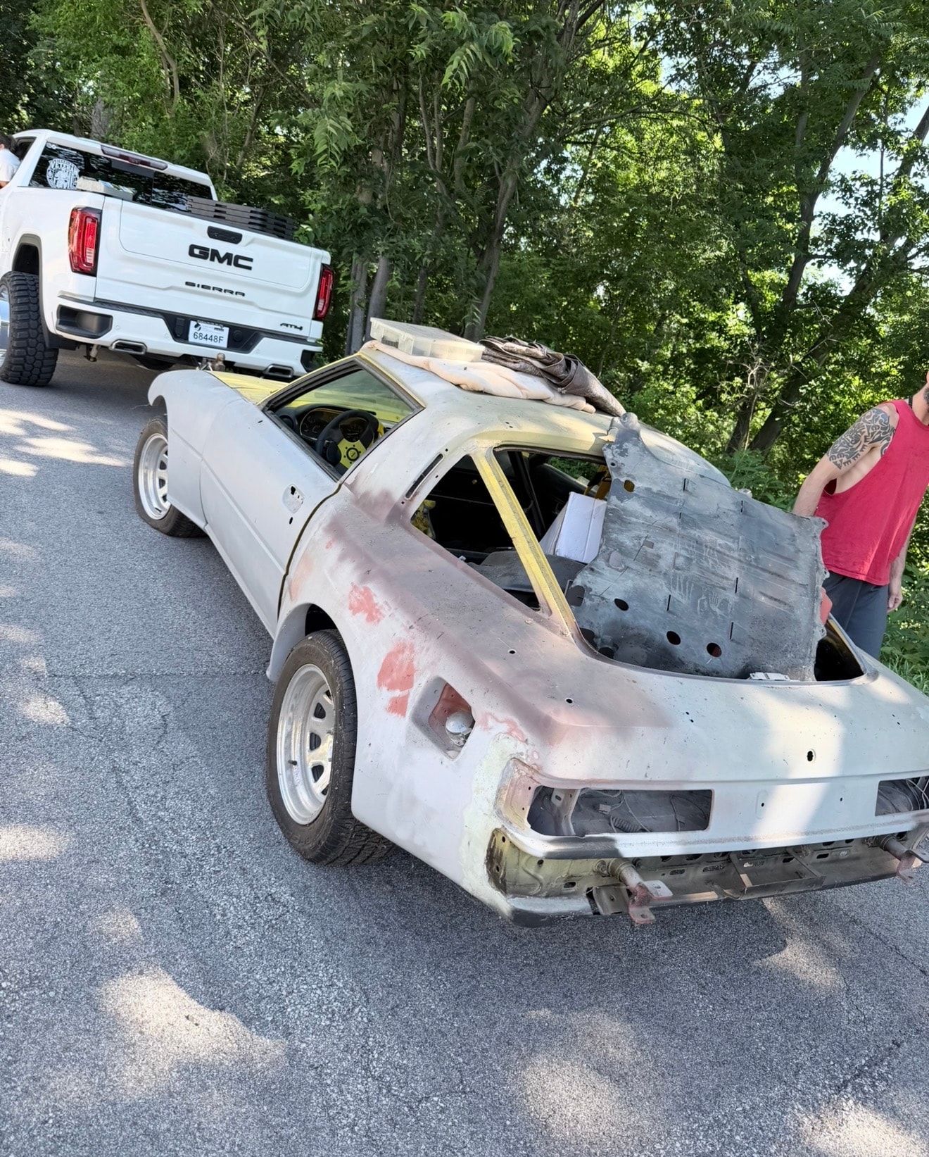 WIDEBODY FB RX7 BARN FIND build process step 2